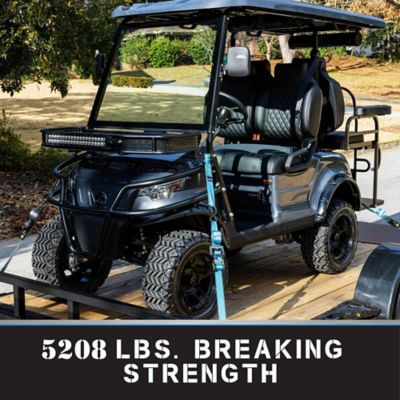 Image showing  1.5 in. x 8 ft. Blue Heavy Duty Ratchet Strap, 4-Pack Kit