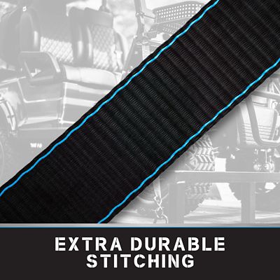 Image showing  1 in. x 12 ft. Blue Lashing Strap, 4-Pack Kit