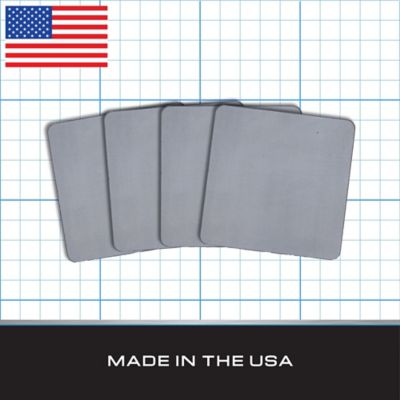 Image showing  Steel Plate, 4 in. x 4 in. x 3/16 in. (4 pk.)