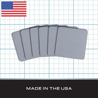 Image showing  Steel Plate, 3 in. x 3 in. x 1/8 in. (6 pk.)