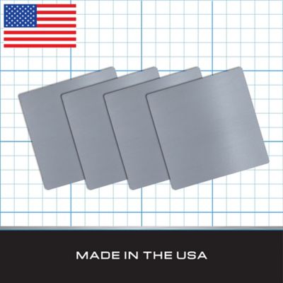 Image showing  Steel Plate, 10 in. x 10 in. x 1/8 in. (4 pk.)