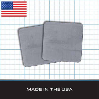 Image showing  Steel Plate, 6 in. x 6 in. x 1/4 in. (2 pk.)