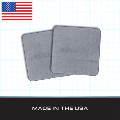 Image showing  Steel Plate, 8 in. x 8 in. x 1/4 in. (2 pk.)