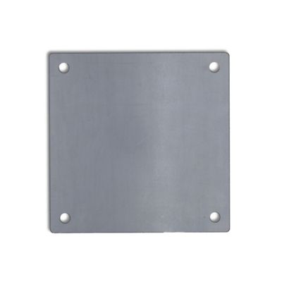 Tie Down Steel Mounting Plate with Holes, 12 in. x 12 in. x 1/4 in. (1 pk.)