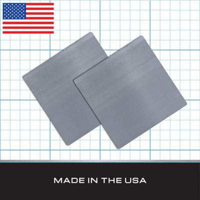 Image showing  Steel Plate, 12 in. x 12 in. x 1/8 in. (2 pk.)