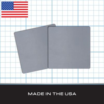 Image showing  Steel Plate, 8 in. x 8 in. x 1/8 in. (2 pk.)