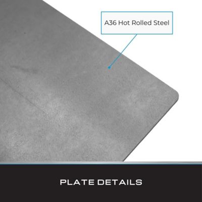 Image showing  Steel Plate, 16 in. x 16 in. x 1/8 in. (2 pk.)