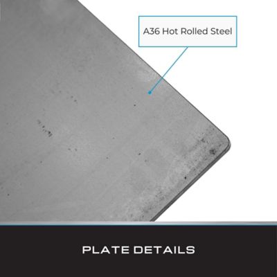 Image showing  Steel Plate, 12 in. x 24 in. x 3/16 in. (1 pk.)