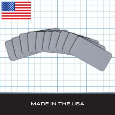 Image showing  Steel Plate, 4 in. x 2 in. x 1/8 in. (10 pk.)