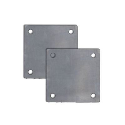 Tie Down Steel Mounting Plate with Holes, 8 in. x 8 in. x 5/16 in. (2 pk.)
