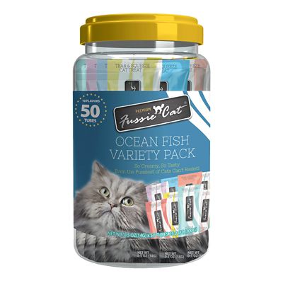 Fussie Cat Ocean Fish Puree Variety Pack