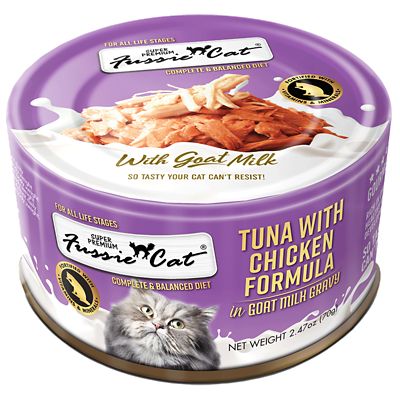 Fussie Cat Tuna with Chicken in Goat Milk