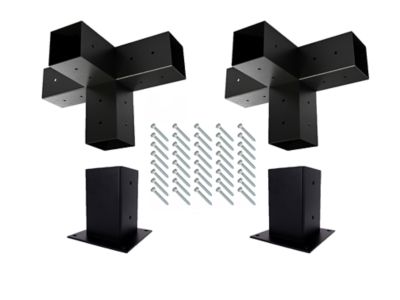 Bjorn Woodworks 4x4 4-Way pergola extender bracket kit