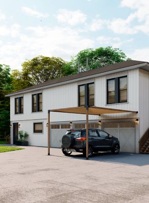 Image showing  4x4 Wall-Mounted Pergola Bracket Kit