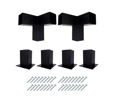 Image showing  4x4 Wall-Mounted Pergola Bracket Kit