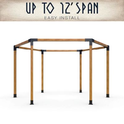 Bjorn Woodworks Hexagon Gazebo Bracket Kit, 4x4