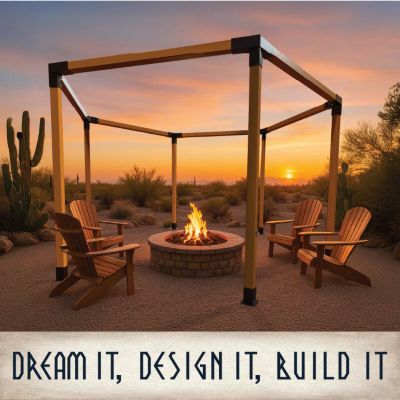 Image showing  Hexagon Gazebo Bracket Kit, 4x4