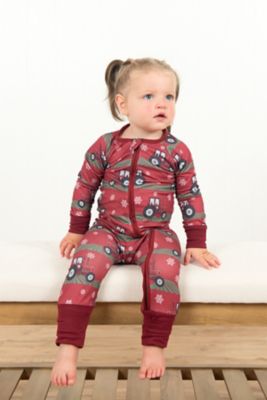 Image showing  Red Tractor Christmas Baby Zippy