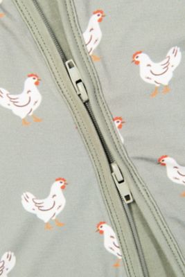 Image showing  Sage Chicken Bamboo Baby Zippy