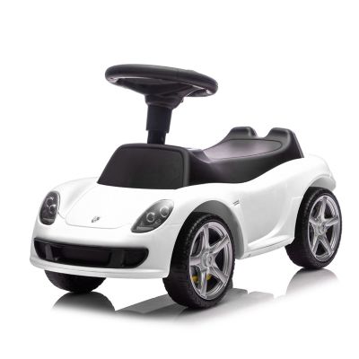 Freddo Porsche 911 Carrera GT Foot-to-Floor Ride-On, White