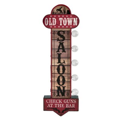 Image showing  Old Town Metal LED Marquee Sign