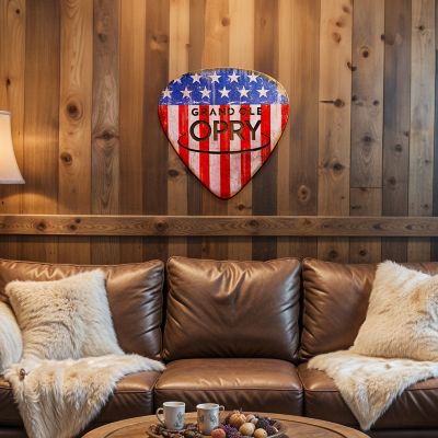 Image showing  Grand Ole Opry Laser Cut Guitar Pick Plaque