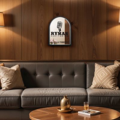 Image showing  Grand Ole Opry Ryman Auditorium Printed Mirror with Arched Frame