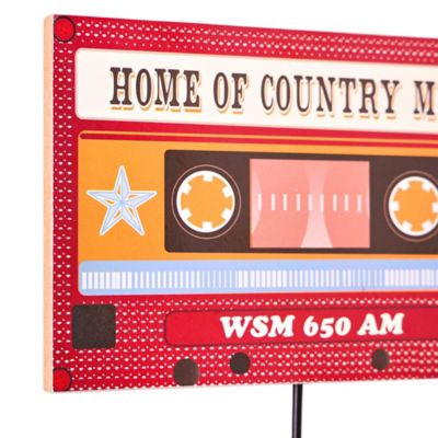 Image showing  Grand Ole Opry Wooden Cassette Tape Wall Hook Set