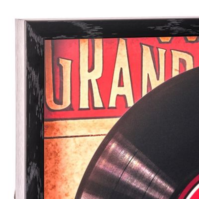 Image showing  Grand Ole Opry Bill Monroe Themed Printed Vinyl Record in Shadowbox Frame