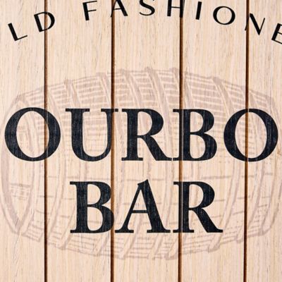 Image showing  Framed Good Times Bourbon Bar Wall Decor