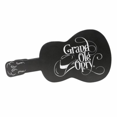 Image showing  Grand Ole Opry Guitar Shaped Wooded Storage Crate