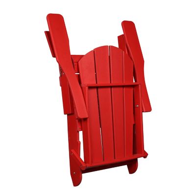 Image showing  HDPE Folding Chair-Red