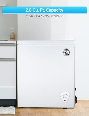 Image showing  2.8 Cu. Ft. Compact Chest Freezer