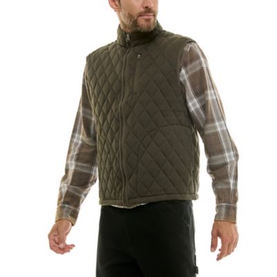 Image showing  Men's Full-Zip Diamond Quilted Vest