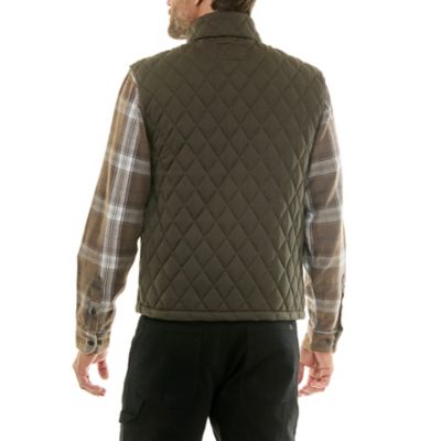 Image showing  Men's Full-Zip Diamond Quilted Vest