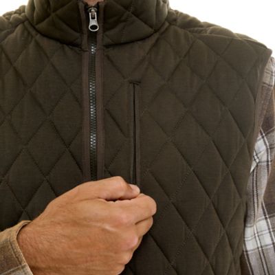 Image showing  Men's Full-Zip Diamond Quilted Vest