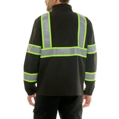 Image showing  Men's Full Zip Bonded Class-2 High-Visibility Reflective Jacket