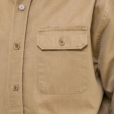Image showing 4 th Hallstatt Men's Sueded Woven Shirt Jacket with Flannel Plaid Lining