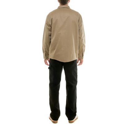 Image showing 8 th Hallstatt Men's Sueded Woven Shirt Jacket with Flannel Plaid Lining