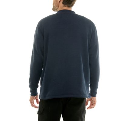 Image showing  Men's Sherpa-Lined Bonded Thermal Henley Pullover