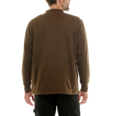 Image showing  Men's Sherpa-Lined Bonded Thermal Henley Pullover