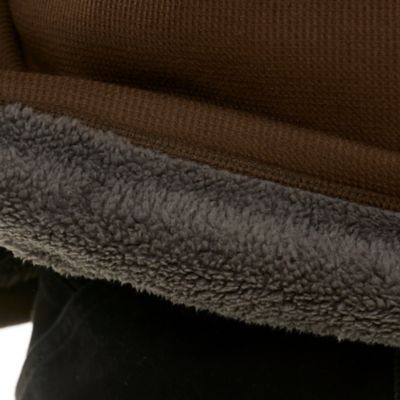 Image showing  Men's Sherpa-Lined Bonded Thermal Henley Pullover