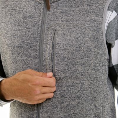 Image showing  Men's Sherpa-Lined Sweater Fleece Vest
