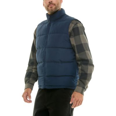 Image showing  Men's Double Insulated Puffer Vest with Zipper Side Pockets