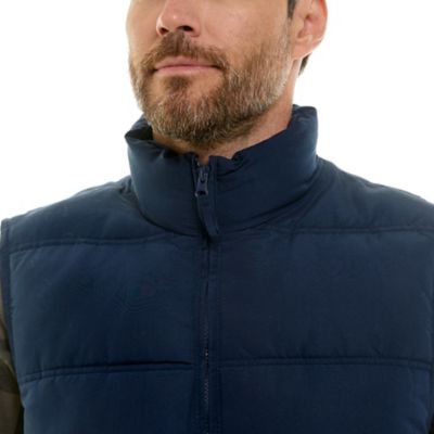 Image showing  Men's Double Insulated Puffer Vest with Zipper Side Pockets