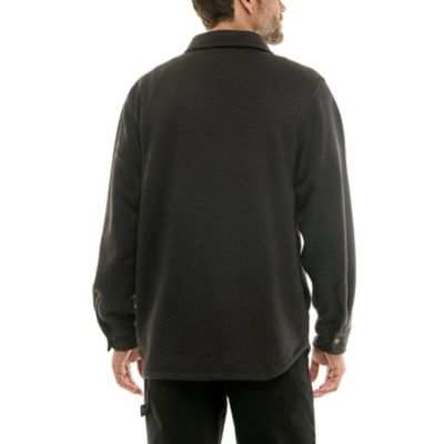 Image showing 2 th Hallstatt Men's Sweater Fleece Snap Closure Shirt Jacket