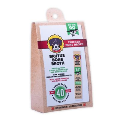 Brutus Bone Broth Instant Chicken Hip & Joint Bone Broth Powder 5 pk.