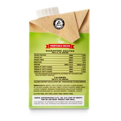Image showing  Vegetable, Salmon Skin & Coat Bone Broth, 16.9 oz.