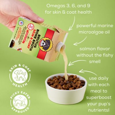 Image showing  Vegetable, Salmon Skin & Coat Bone Broth, 16.9 oz.