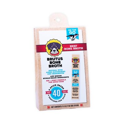 Brutus Bone Broth Instant Beef Hip & Joint Bone Broth Powder, 5 pk.